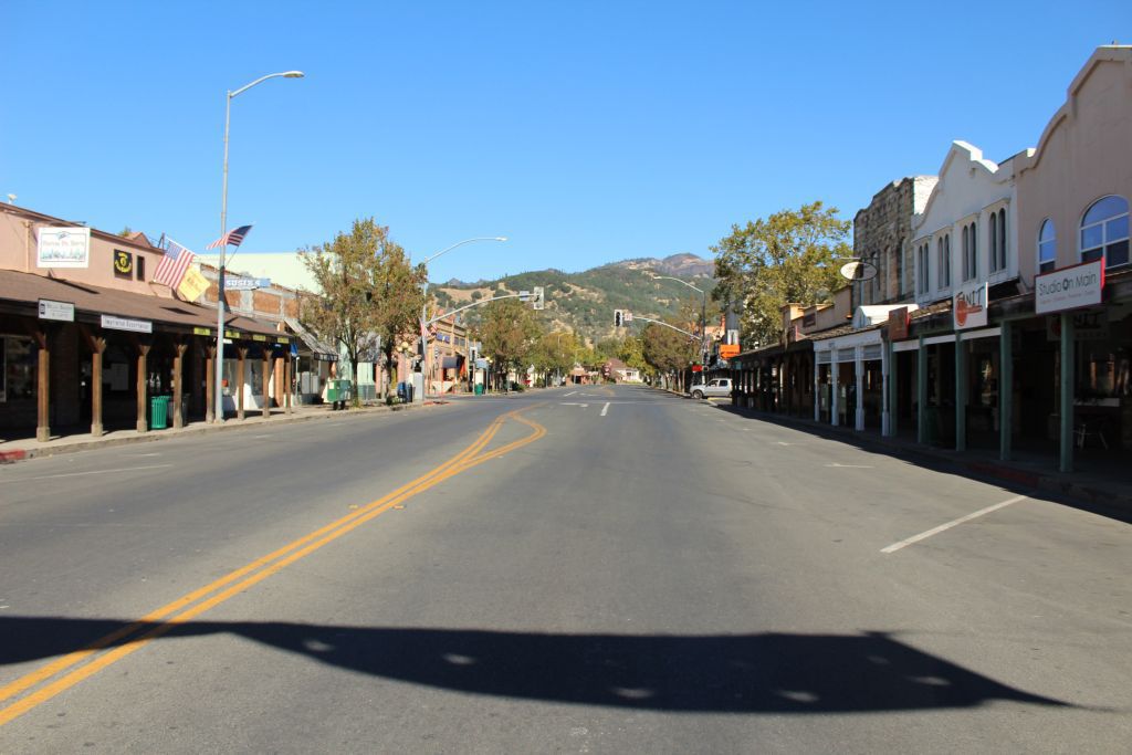 Empty downtown